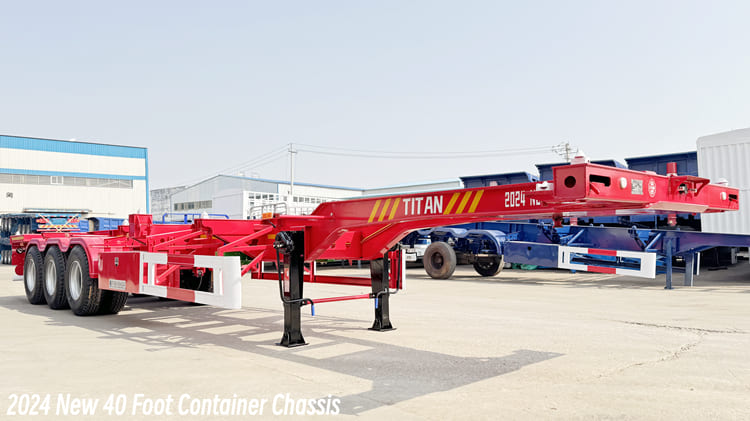 New 40 Foot Container Chassis Trailer for Sale in Cameroon