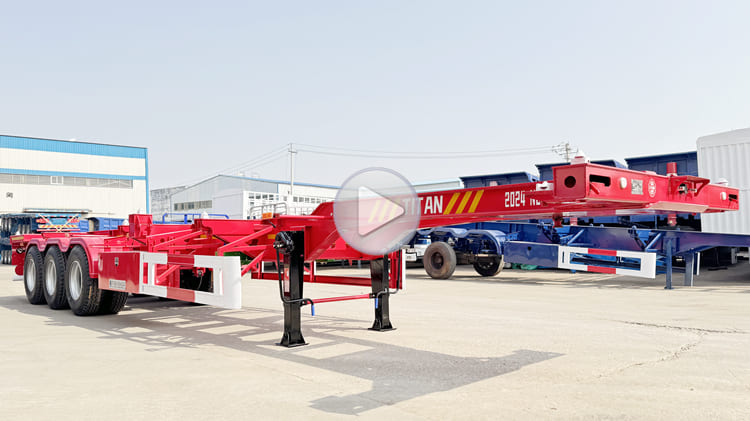 New 40 Foot Container Chassis Trailer for Sale in Cameroon