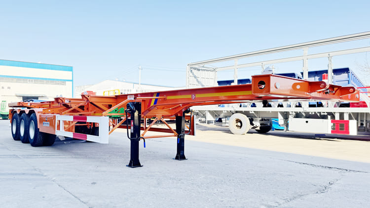 2024 New Tri Axle 40 Ft Skeleton Semi Trailer for Sale in Cameroon