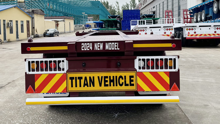 New 40 Ft Tri Axle Skeletal Semi Trailer for Sale in Cmaeroon Douala 