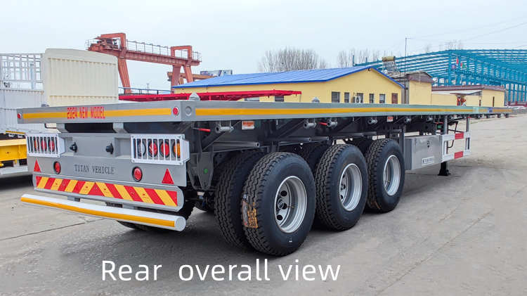 3 Axle Flatbed Trailer For Sale in Cameroon Tiko