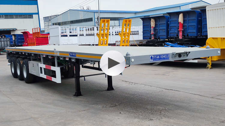3 Axle Flatbed Trailer For Sale in Cameroon Tiko
