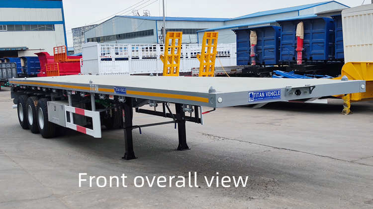 3 Axle Flatbed Trailer For Sale in Cameroon Tiko