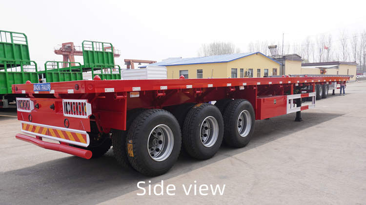 3 Axle Flatbed Truck Trailer For Sale in Cameroon Douala