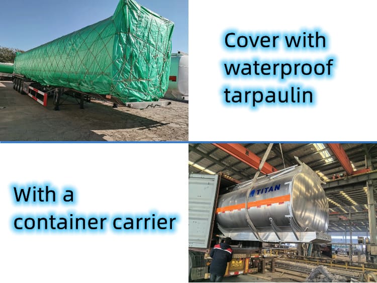 45000 Liters Aluminum Diesel Fuel Tanker for Sale in Cameroon Kribi
