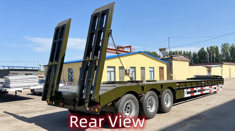3 Axle Low Low Bed Trailer Truck Price in Cameroon Yaounde