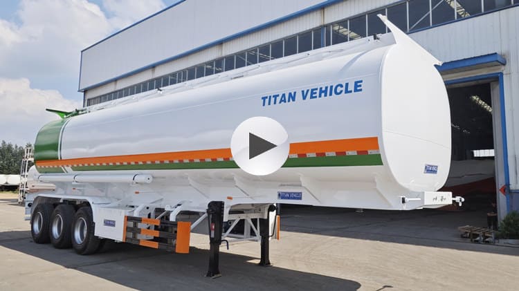 Tri Axle 60000 Liters Oil Tanker Trailer for Sale in Cameroon Kribi