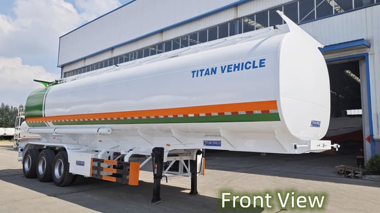 Tri Axle 60000 Liters Oil Tanker Trailer for Sale in Cameroon Kribi