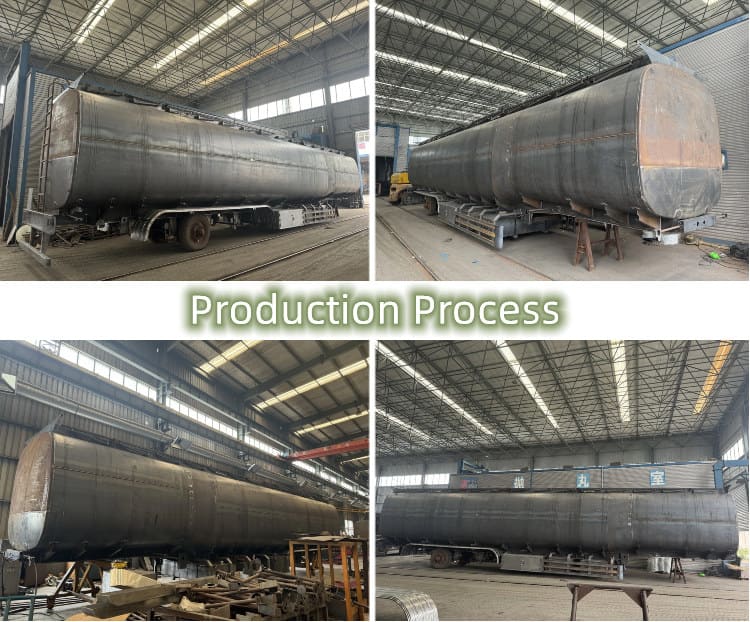 Tri Axle 60000 Liters Oil Tanker Trailer for Sale in Cameroon Kribi