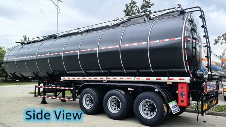Tri Axle 40000 Liters Asphalt Fuel Tanker Trailer Price in Cameroon Douala