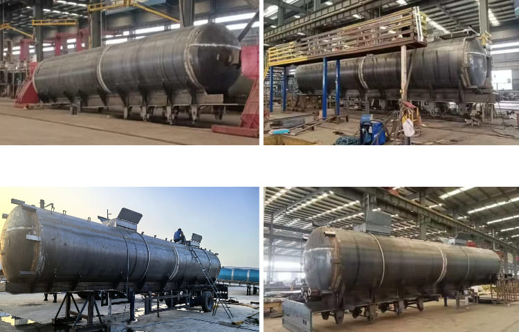 Tri Axle 40000 Liters Asphalt Fuel Tanker Trailer Price in Cameroon Douala