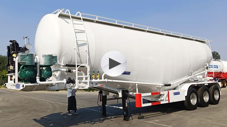 3 Axle 30 CBM Dry Bulk Trailer for Sale in Cameroon Yaounde