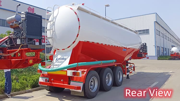 Tri Axle 40 CBM Bulk Cement Trailer for Sale in Cameroon Douala