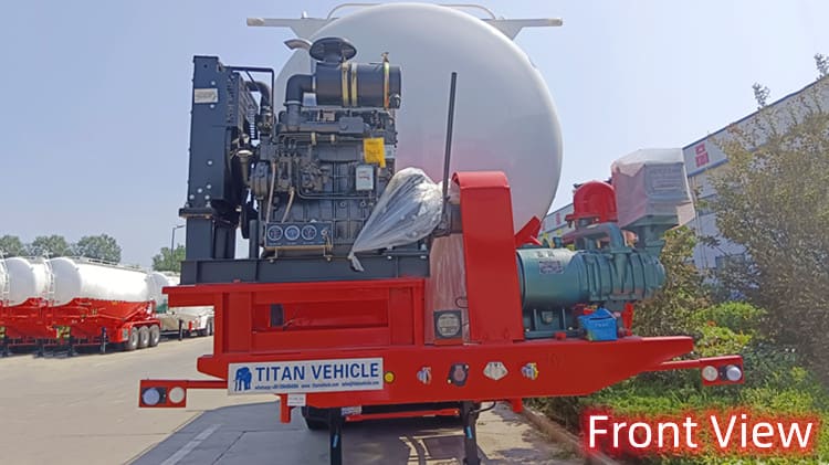 Tri Axle 40 CBM Bulk Cement Trailer for Sale in Cameroon Douala