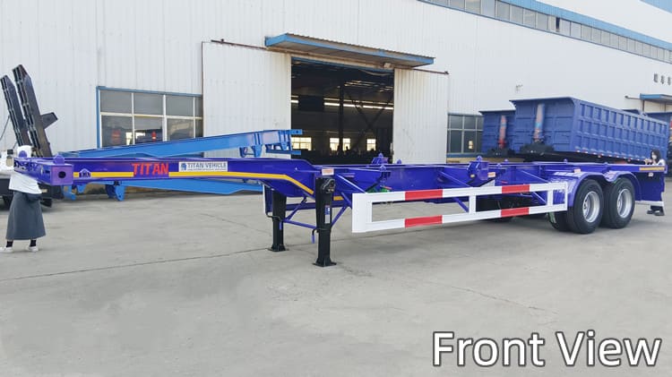 2 Axle 40 Ft Container Chassis for Sale in Cameroon Kribi