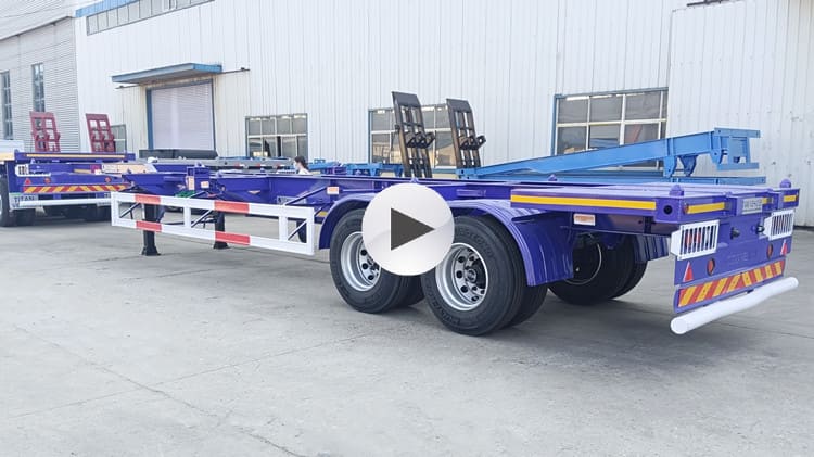 2 Axle 40 Ft Container Chassis for Sale in Cameroon Kribi