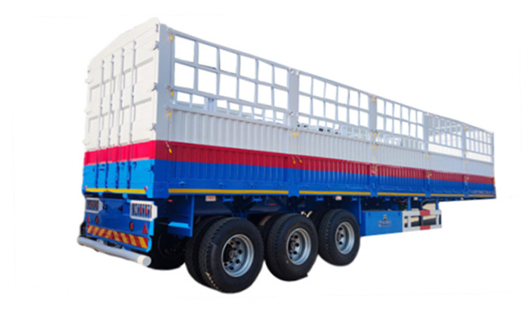 3 Axle Livestock Fence Semi Trailer in Cameroon Douala