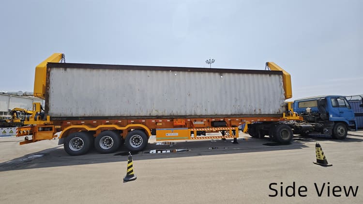 37 Tons Container Side Loader Trailer Price in Cameroon Douala
