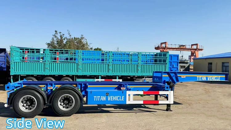 20Ft Gooseneck Container Trailers in Cameroon Douala