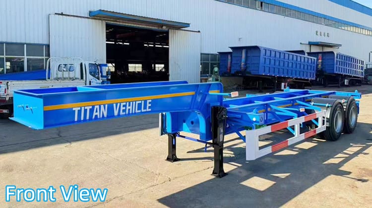 20Ft Gooseneck Container Trailers in Cameroon Douala