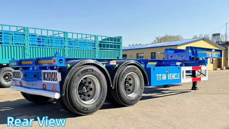 40Ft Gooseneck Container Trailers in Cameroon Douala
