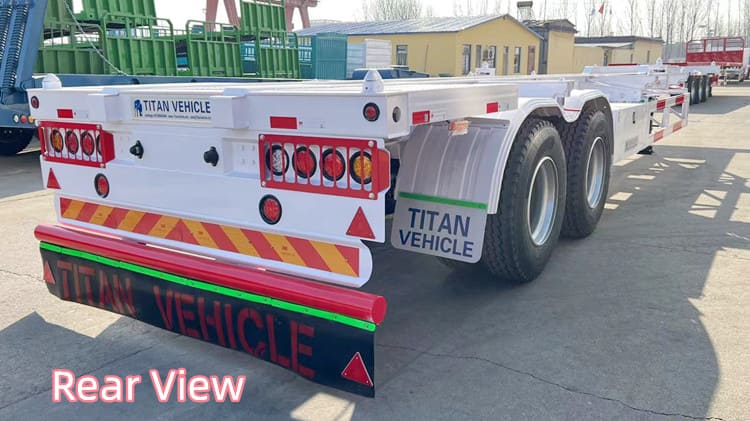 2 Axle 40 Foot Shipping Container Trailer for Sale in Cameroon