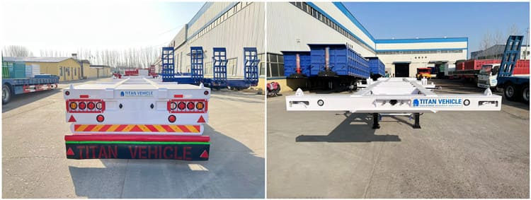 2 Axle 40 Foot Shipping Container Trailer for Sale in Cameroon