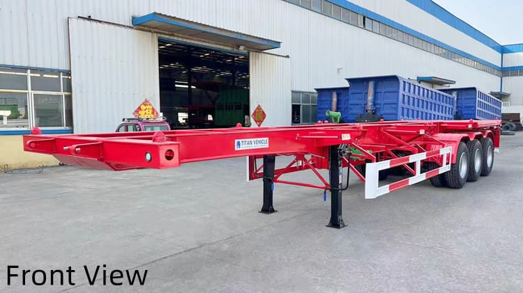 40 Ft Container Chassis Trailer for Sale in Cameroon Kribi