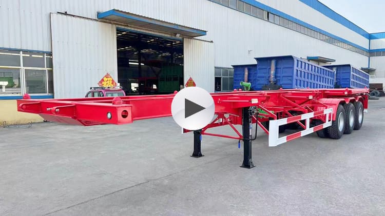 40 Ft Container Chassis Trailer for Sale in Cameroon Kribi