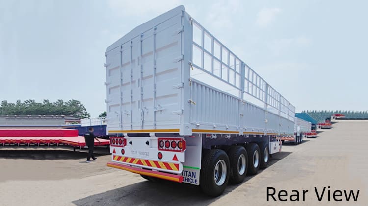 4 Axle Fence Semi Trailer for Sale in Cameroon