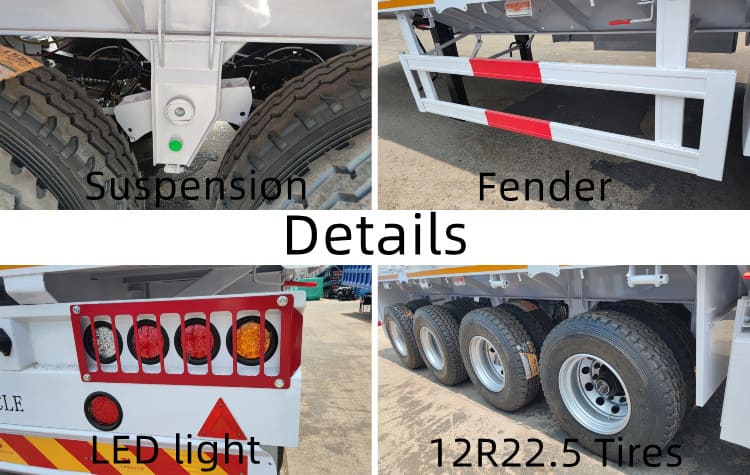4 Axle Fence Semi Trailer for Sale in Cameroon