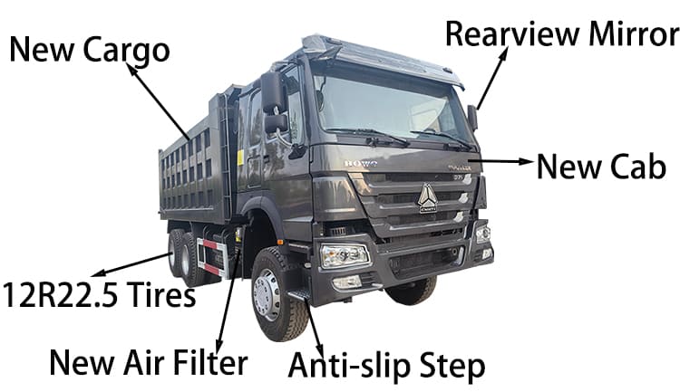Used Howo Dump Truck 371 Sinotruk 2022 for Sale in Cameroon