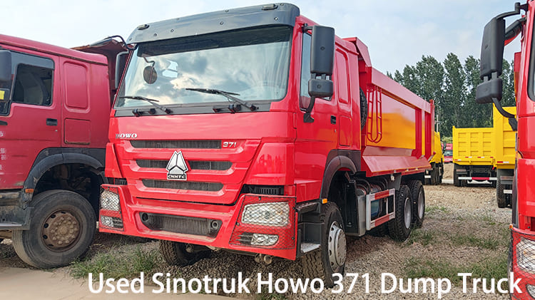 Used Sinotruk Howo 371 Dump Truck for Sale in Cameroon