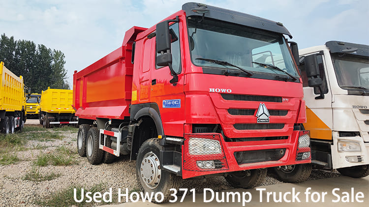 Used Sinotruk Howo 371 Dump Truck for Sale in Cameroon