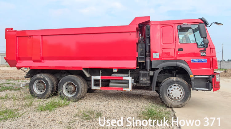 Used Sinotruk Howo 371 Dump Truck for Sale in Cameroon