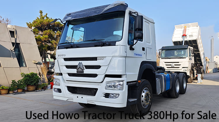 Slightly Used Howo Tractor Truck 380HP for Sale in Cameroon Douala