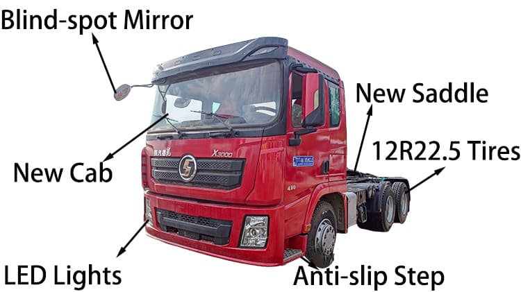 Used Shacman 6x4 Tractor Truck for Sale in Cameroon