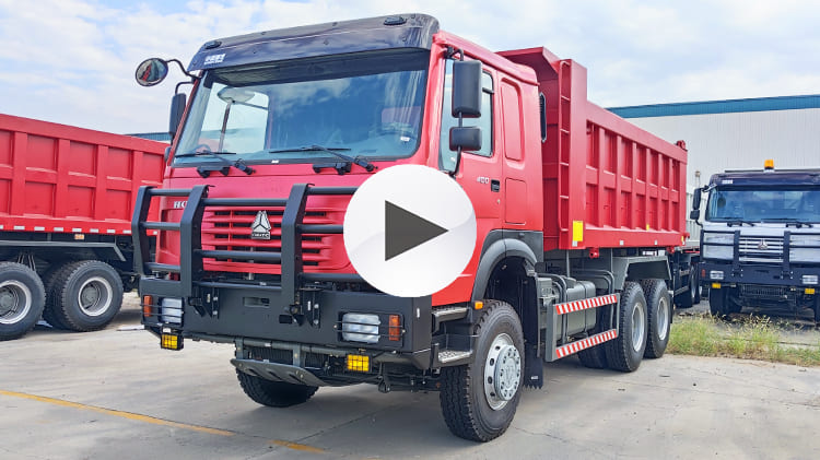 LHD Second Hand Howo Dump Truck for Sale in Cameroon
