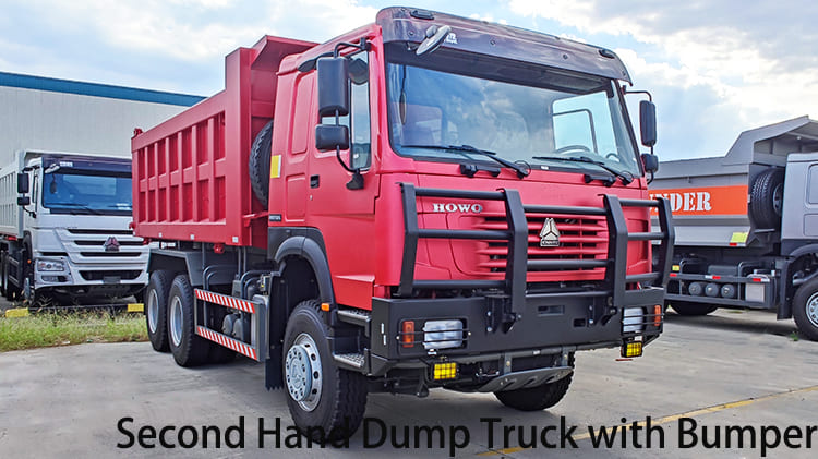 LHD Second Hand Howo Dump Truck for Sale in Cameroon