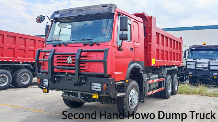 LHD Second Hand Howo Dump Truck for Sale in Cameroon
