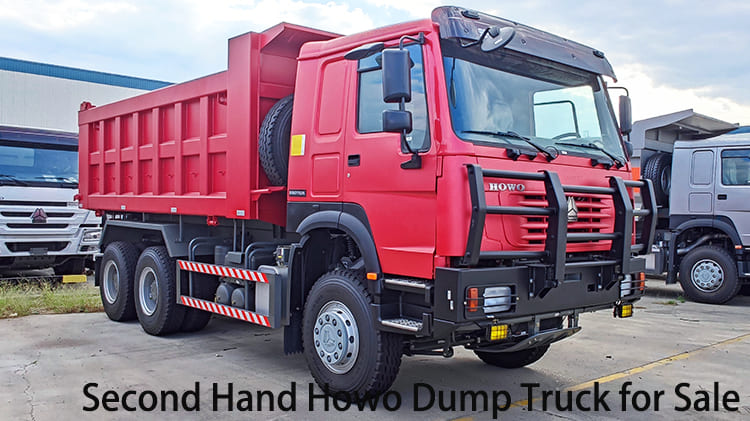 LHD Second Hand Howo Dump Truck for Sale in Cameroon