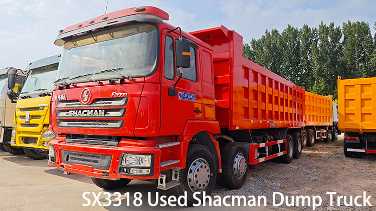 SX3318 Used Shacman Dump Truck F3000 8x4 for Sale in Cameroon