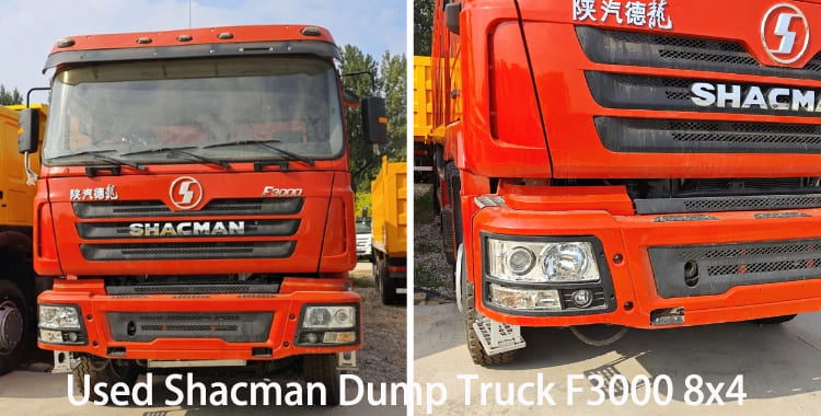 SX3318 Used Shacman Dump Truck F3000 8x4 for Sale in Cameroon