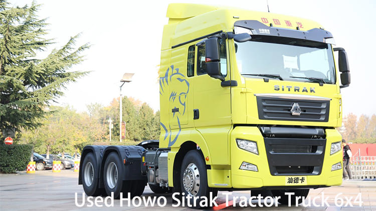 LHD Used Howo Sitrak Tractor Truck for Sale in Cameroon Douala