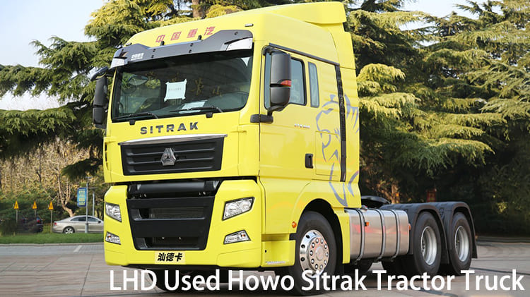 LHD Used Howo Sitrak Tractor Truck for Sale in Cameroon Douala