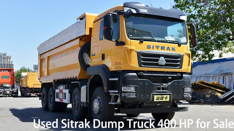 LHD Used Sitrak Dump Truck 400 HP for Sale in Cameroon