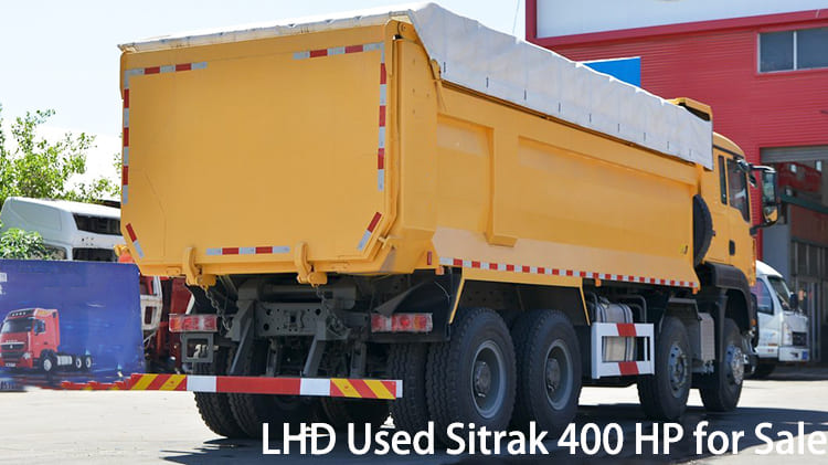 LHD Used Sitrak Dump Truck 400 HP for Sale in Cameroon