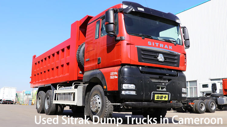 ZZ3256 Used Sitrak Dump Trucks 6x4 Price in Cameroon