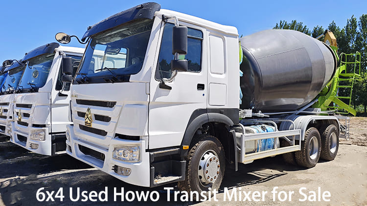 LHD 6x4 Used Howo Transit Mixer 380 HP for Sale in Cameroon