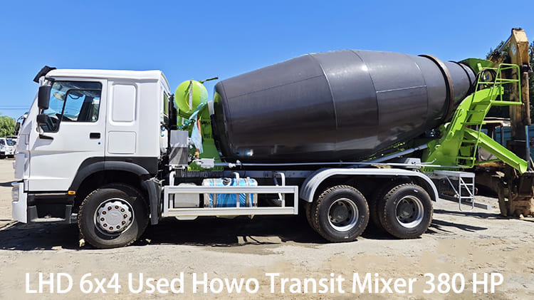 LHD 6x4 Used Howo Transit Mixer 380 HP for Sale in Cameroon
